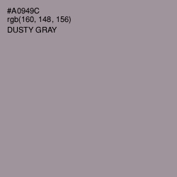 #A0949C - Dusty Gray Color Image
